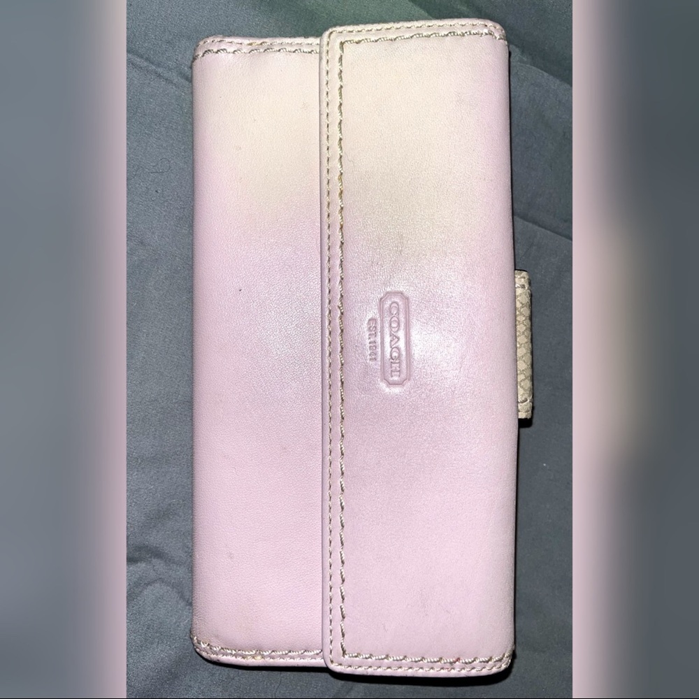 Small Pink Coach Wallet